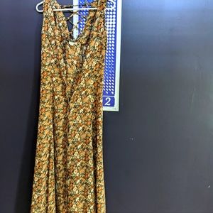 Vintage 90s floral midi dress